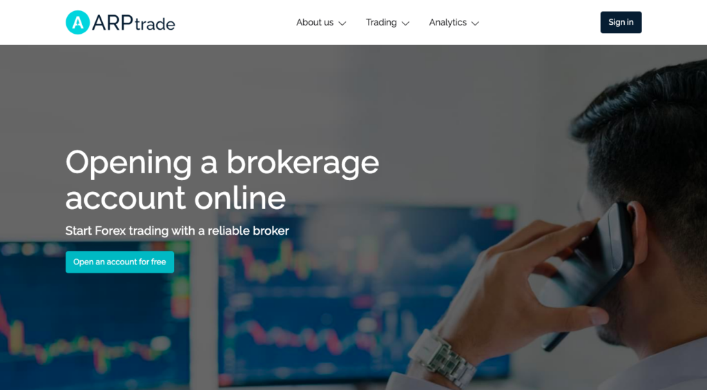  ARPtrade trading platform