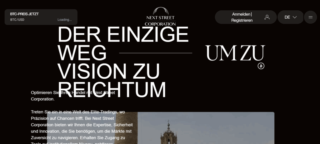 Next Street Corporation homepage Next Street Corporation homepage