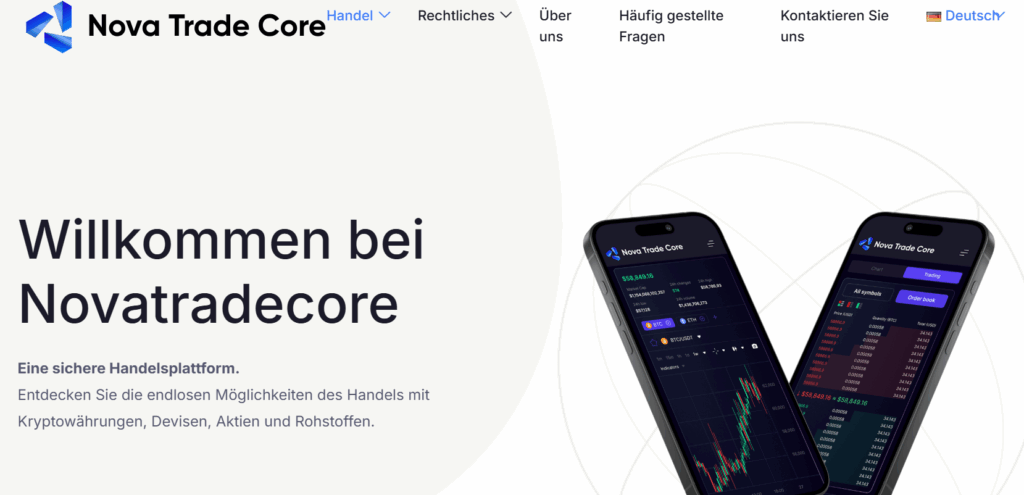 Novatradecore homepage