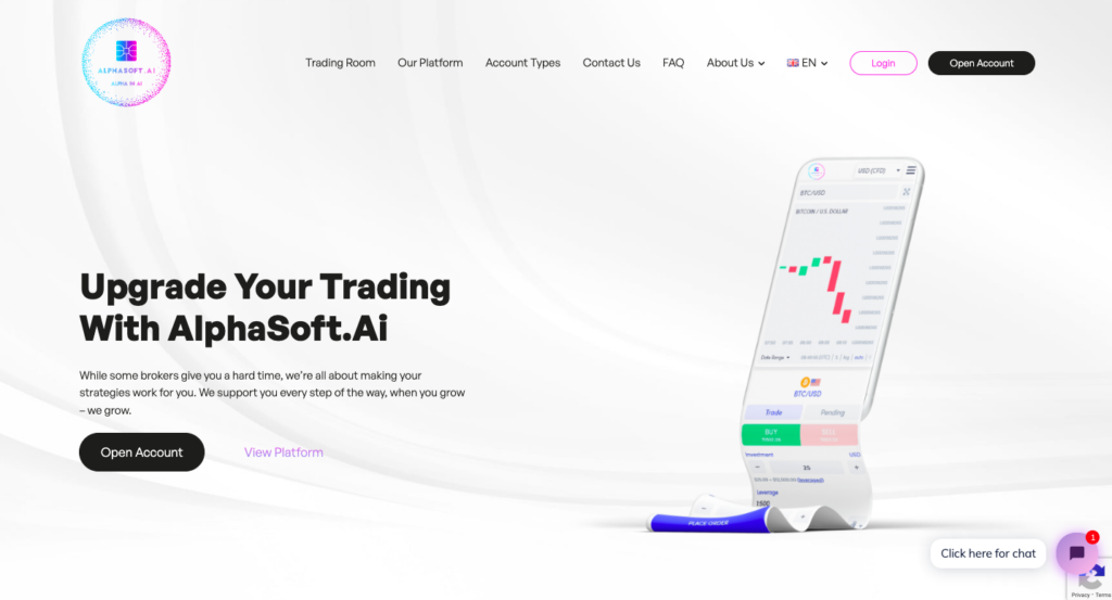 AlphaSoftAi trading platform