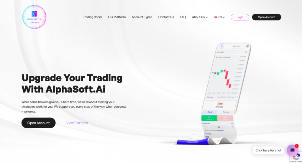 AlphaSoft.Ai trading platform  