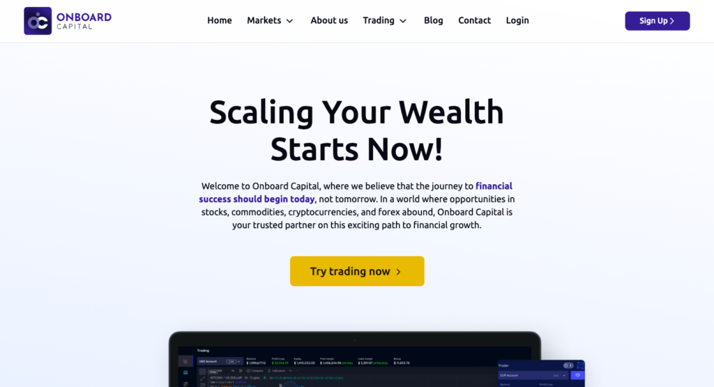 OnBoardCapital trading platform