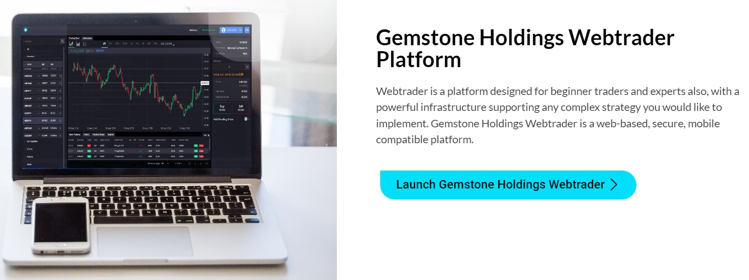 Gemstone Holdings Webtrader Platform