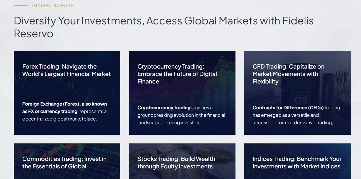 Fidelis Reservo Asset Offering Fidelis Reservo Asset Offering