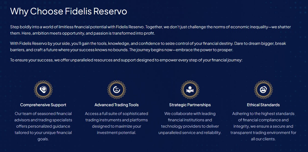 Fidelis Reservo Benefits Fidelis Reservo Benefits